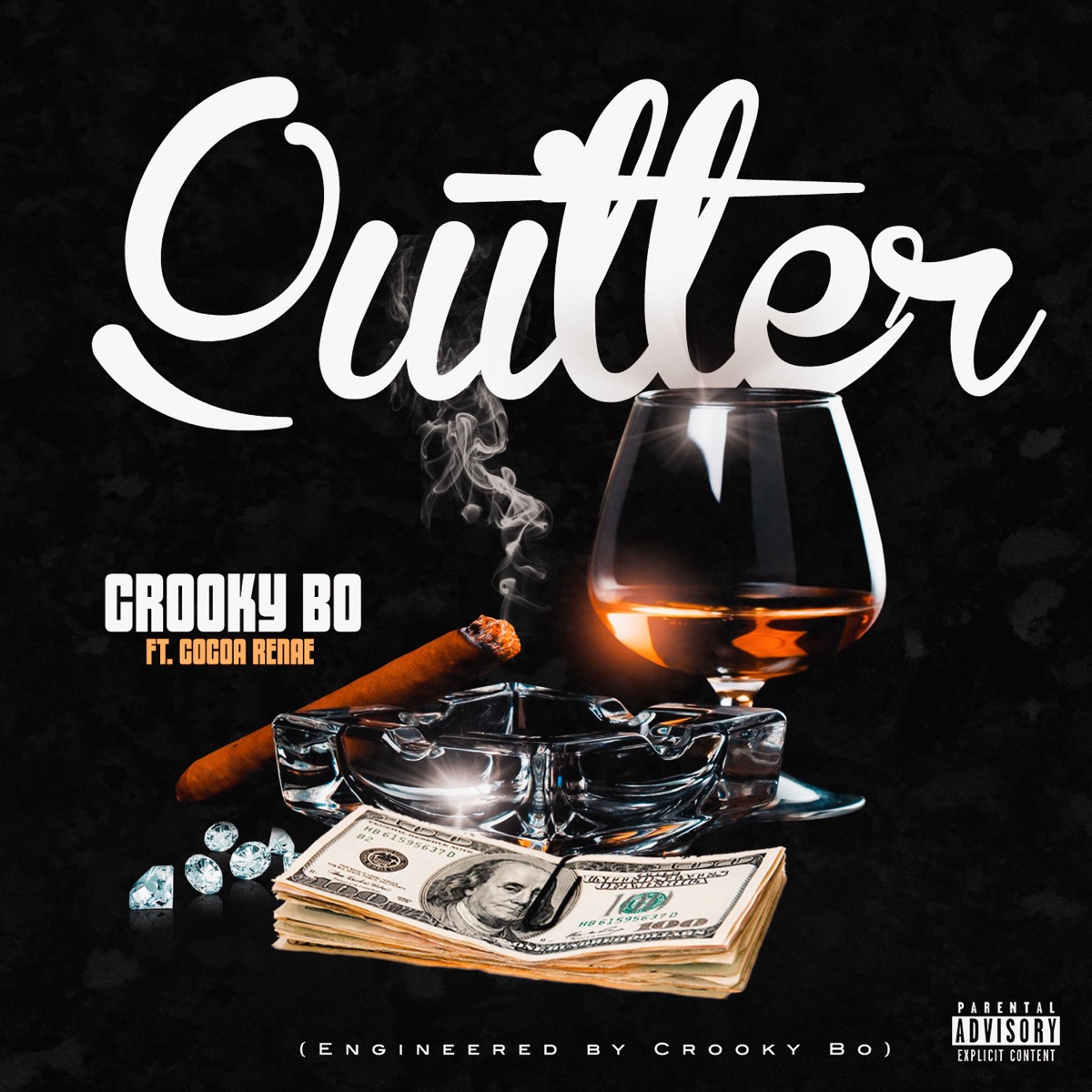 Quitter (feat. Cocoa Renae) - Single by Crooky Bo Jo album cover