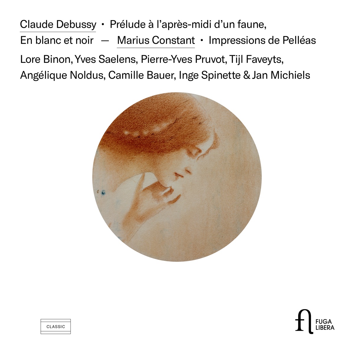 Debussy: Prélude à l'après-midi d'un faune & En blanc et noir - Constant: Impressions de Pelléas by Inge Spinette & Lore Binon album cover