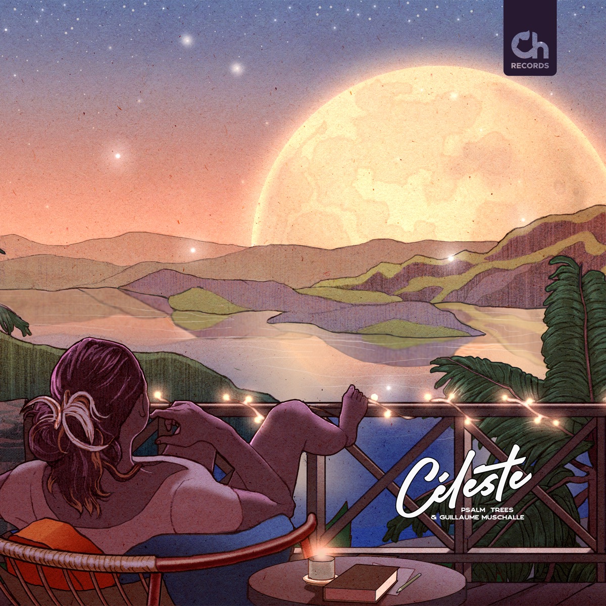 Céleste - EP by Psalm Trees & Guillaume Muschalle album cover