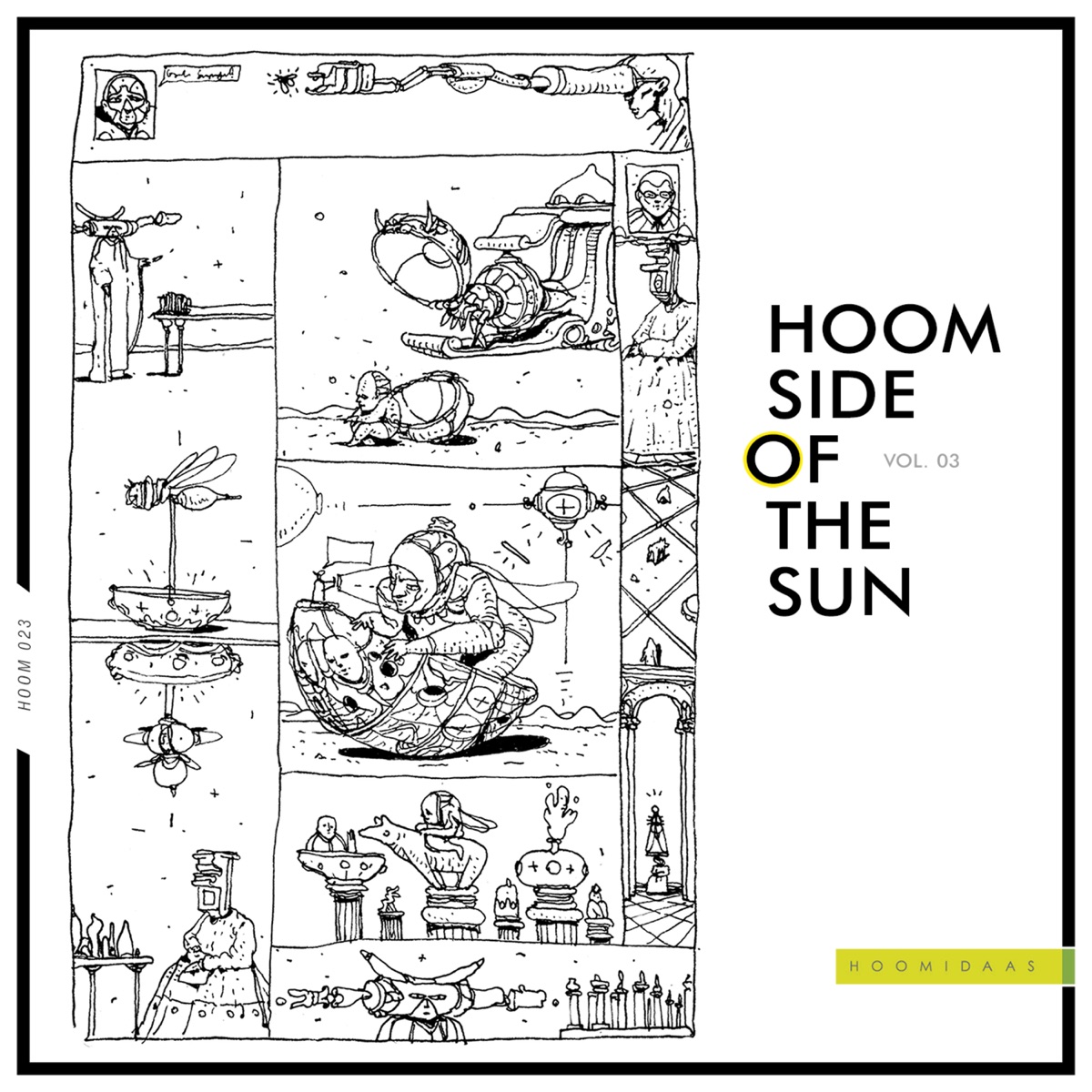 Hoom Side of the Sun, Vol. 03 by Death On the Balcony, Hraach & Armen Miran album cover