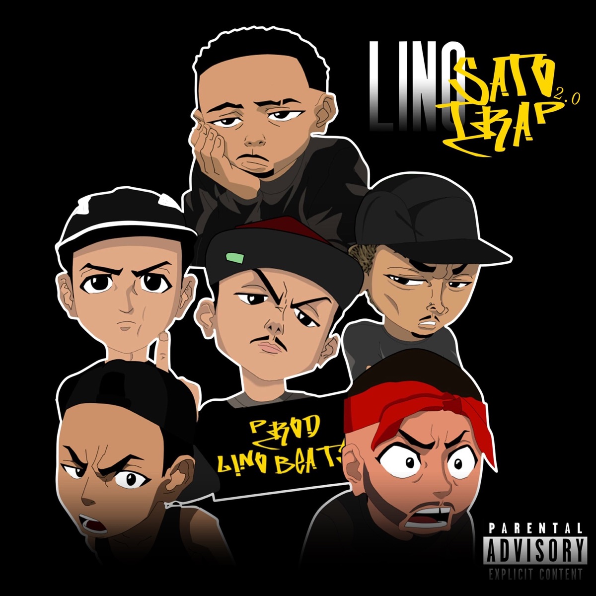 Satotrap 2.0 (feat. Bigtrap, Gaab_di, OffMedina, Makarty & Menor JS) - Single by Lil Lino album cover