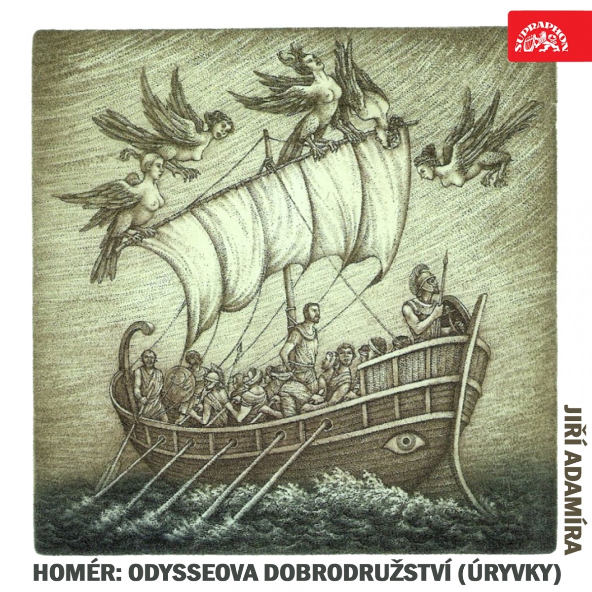 Odysseova Dobrodružství (Úryvky) - EP by Jiří Adamíra album cover