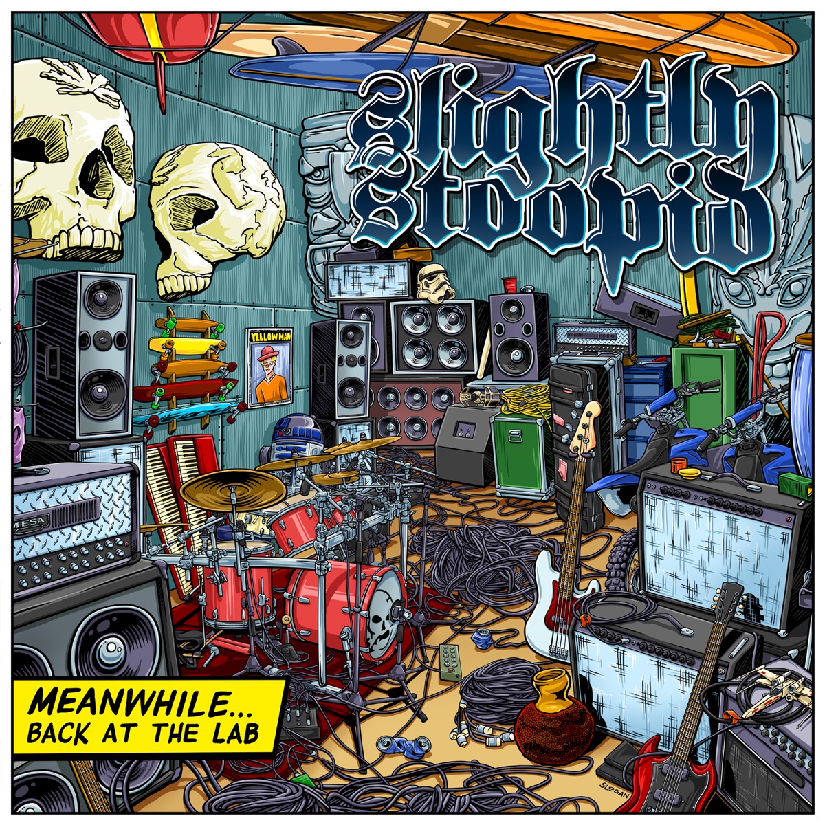 Meanwhile...Back at the Lab by Slightly Stoopid album cover