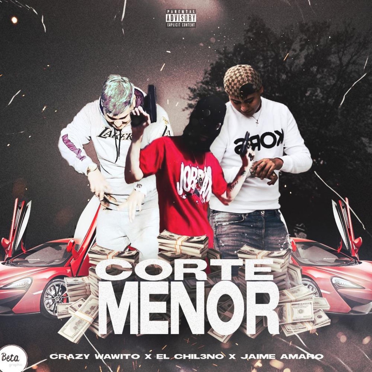 Corte menor (feat. Jaime amaro & el chil3no) - Single by Crazy wawito album cover