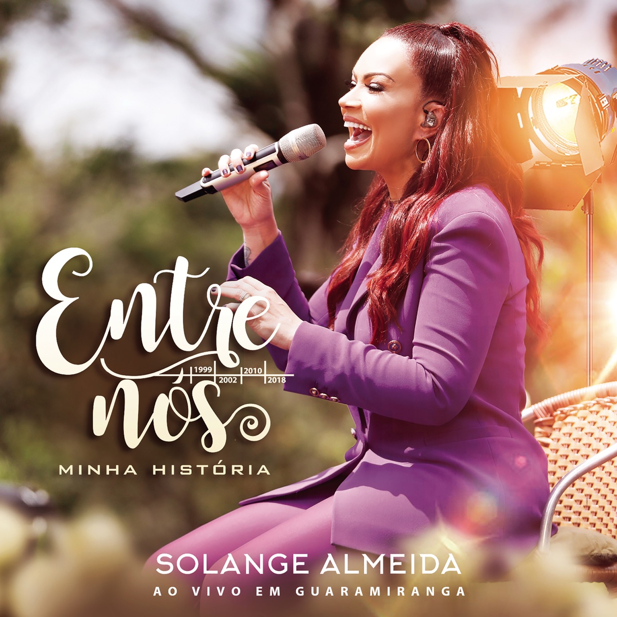 Entre Nós, Minha História (Ao Vivo) by Solange Almeida album cover