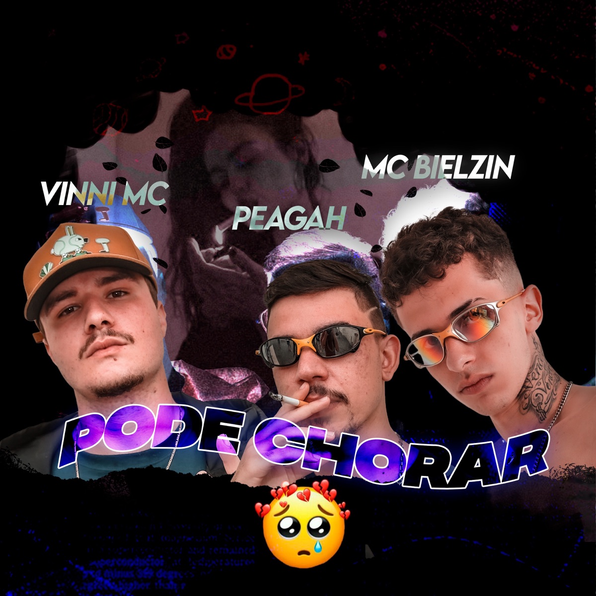 Pode Chorar - Single by MC Bielzin, Vinni MC & Peagáh album cover