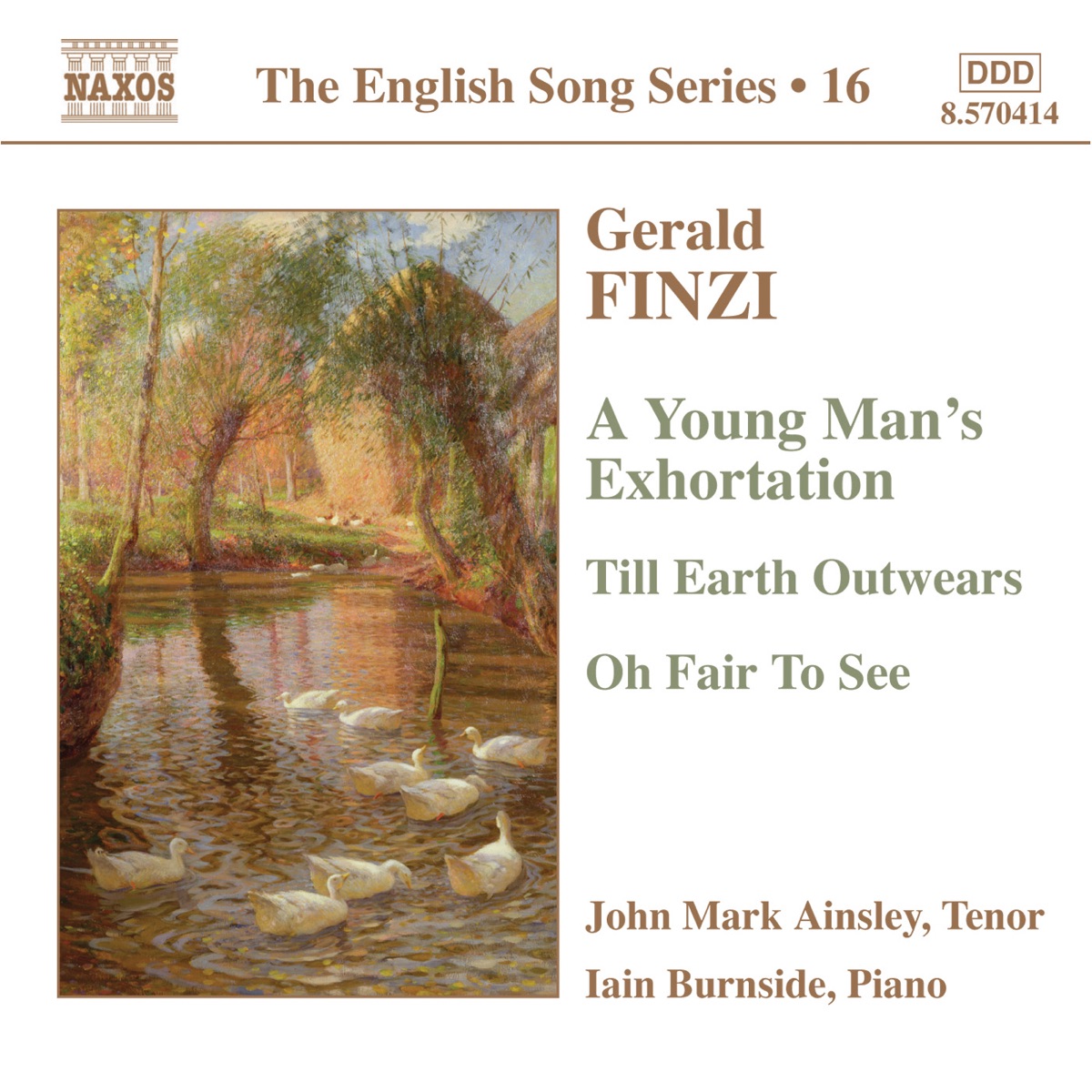 Finzi: Tenor Songs by Iain Burnside & John Mark Ainsley album cover