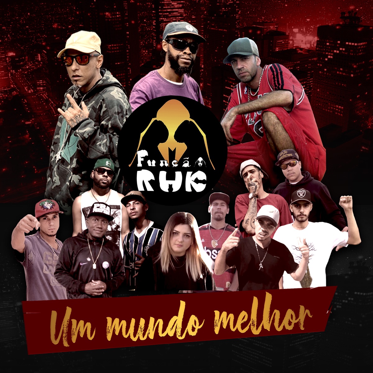 Um Mundo Melhor - EP by Serjão LDR, Master Tee, Rapper Rubão, Dedé JZ, Mano Nk, JC1, Jotaka, Amandha Date, SM & Norte mc album cover