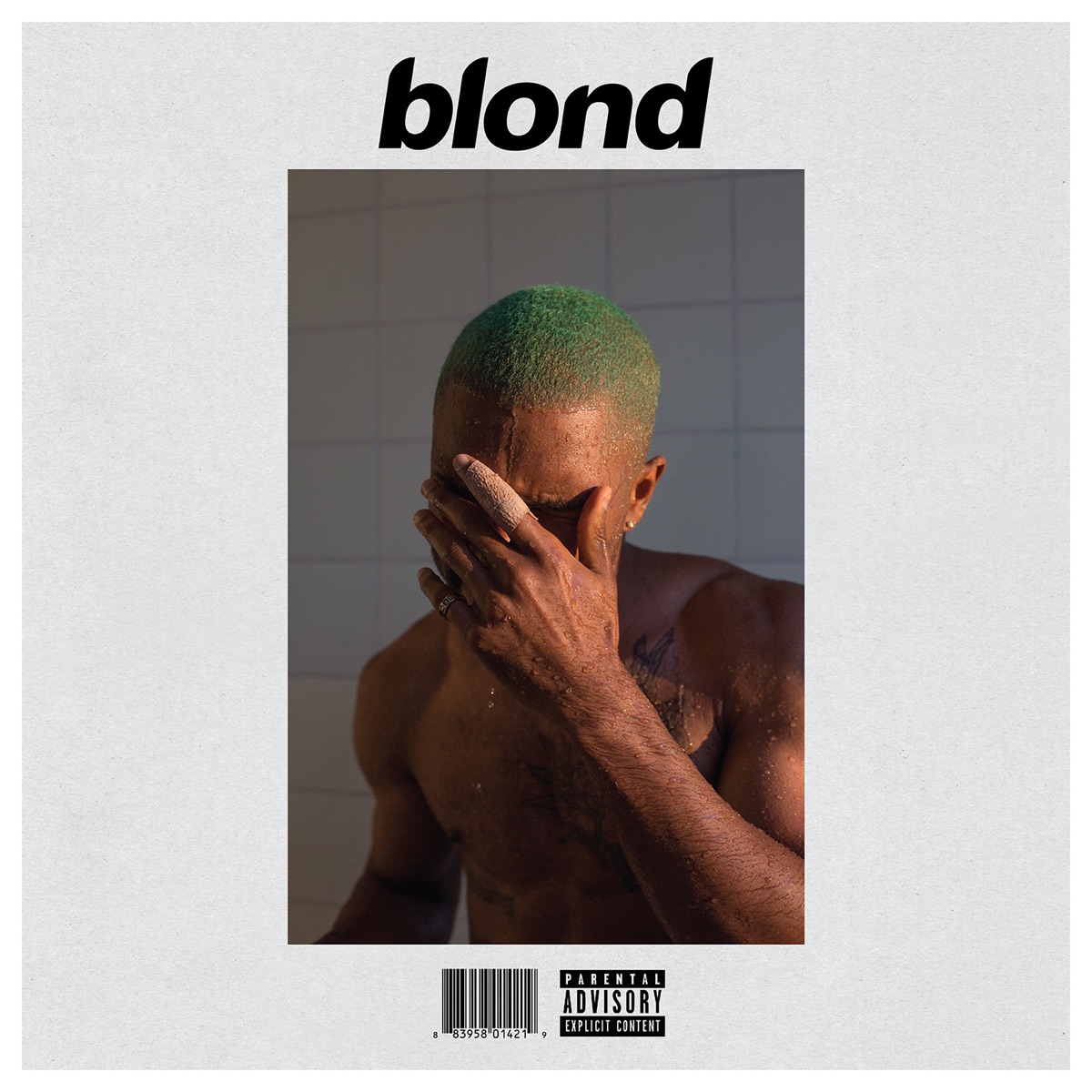 Blonde by Frank Ocean album cover artwork