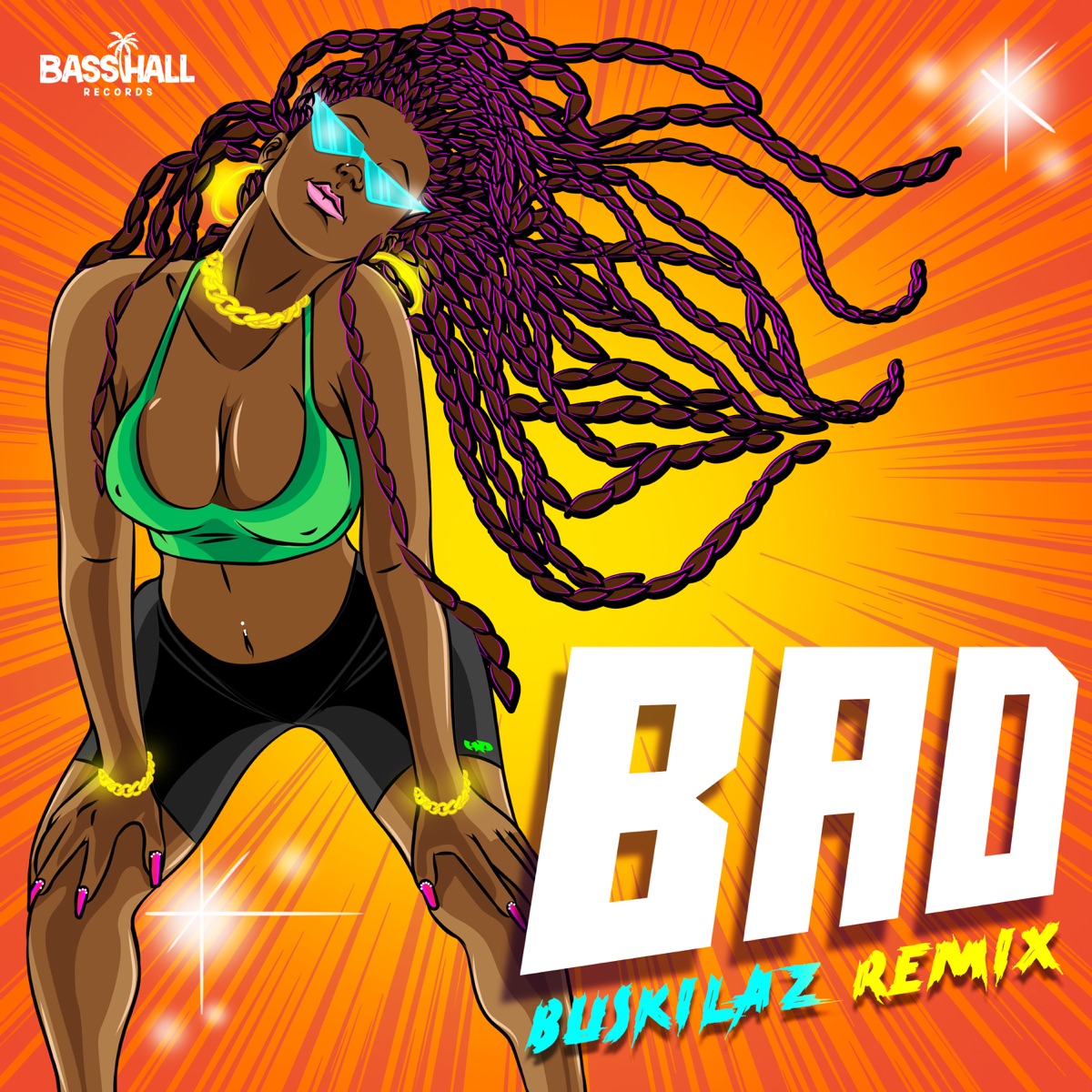 Bad (Buskilaz Remix) - Single by Blaiz Fayah & Tribal Kush album cover