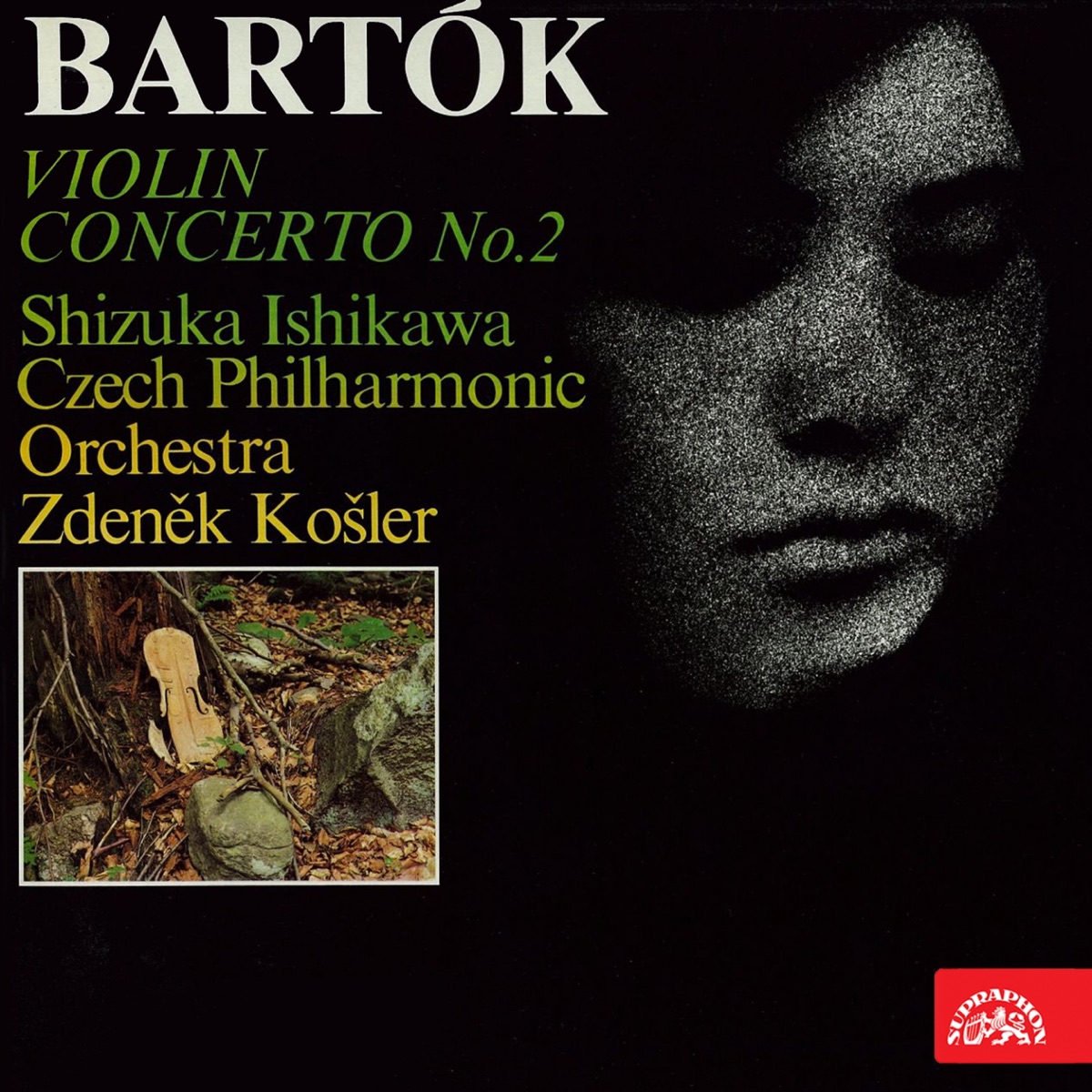 Bartók: Violin Concerto No. 2 by Shizuka Ishikawa, Zdeněk Košler & Czech Philharmonic album cover