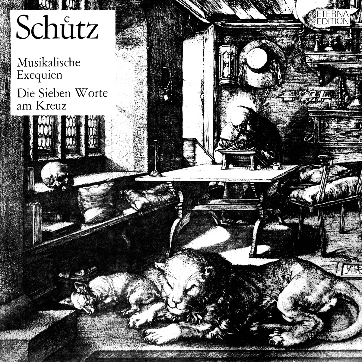 Schütz: Musikalische Exequien - Die Sieben Worte Jesu Christi Am Kreuz by Dresdner Kreuzchor, Peter Schreier & Rudolf Mauersberger album cover