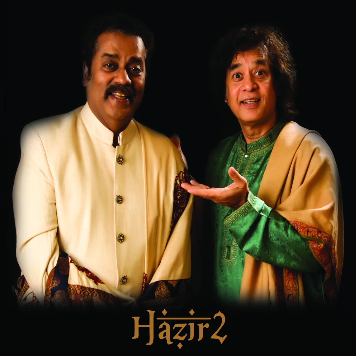 Hazir - 2 by Hariharan & Zakir Hussain album cover