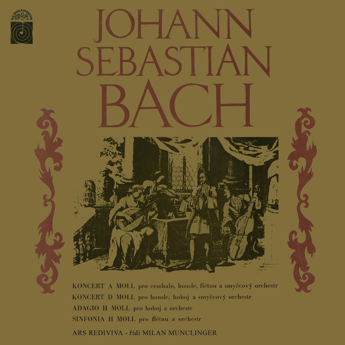Bach: Concertos by Václav Snítil, Pavel Verner, Josef Hála, Jiří Válek, Milan Munclinger & Ars Rediviva album cover