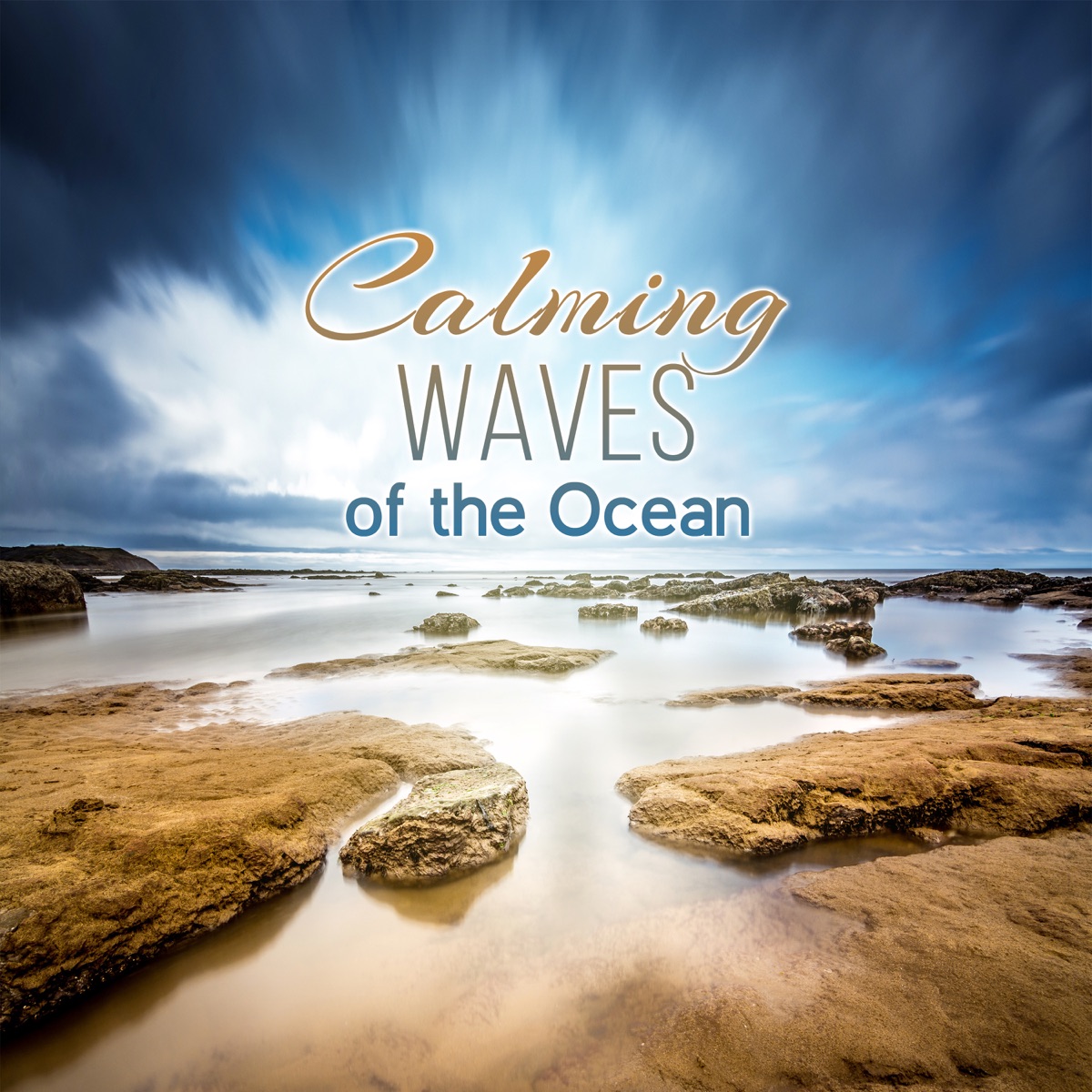 Calming Waves of the Ocean: 50 Relaxing Zen Tracks for Meditation, Cure for Insomnia, Healing Sounds of Nature, Deep Rumble of the Sea, Music for Better Sleep by Calming Water Consort & Zen Meditation Music Academy album cover