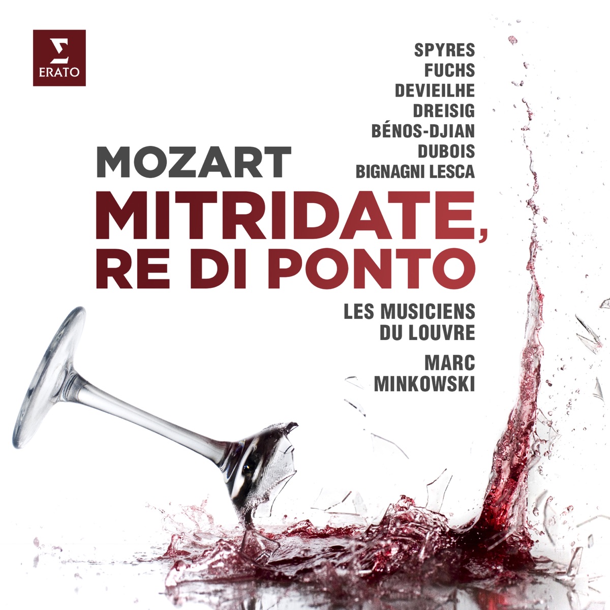 Mozart: Mitridate, rè di Ponto by Marc Minkowski, Les Musiciens du Louvre, Elsa Dreisig, Sabine Devieilhe & Michael Spyres album cover