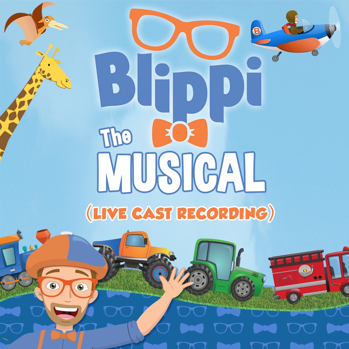 Blippi The Musical (Live Cast Recording) by Blippi album cover
