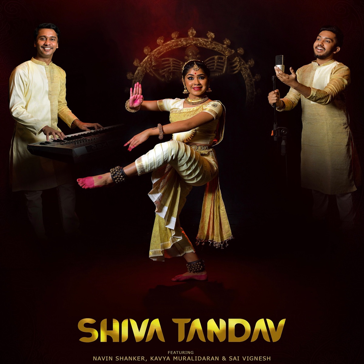 Shiva Tandav (feat. Navin Shanker, Kavya Muralidaran & Sai Vignesh) - Single by GANDIVA album cover