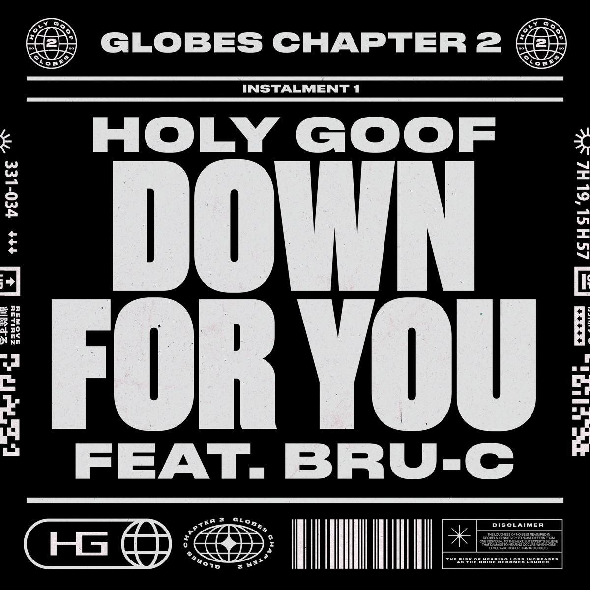 Down For You (feat. Bru-C) - Single by Holy Goof album cover