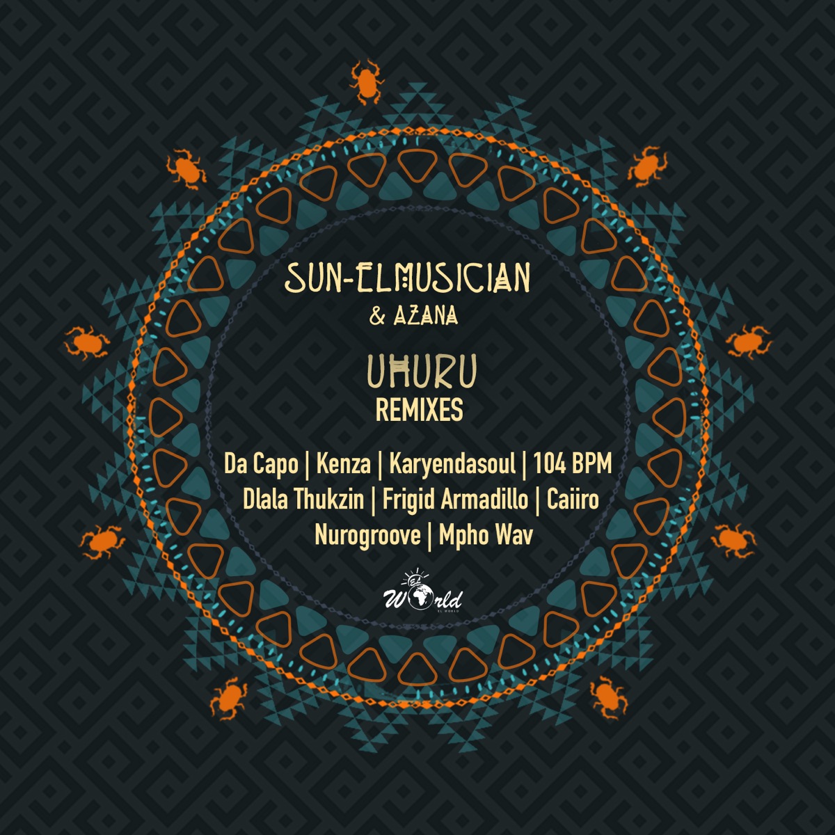 Uhuru (Remixes) by Sun-El Musician & Azana album cover