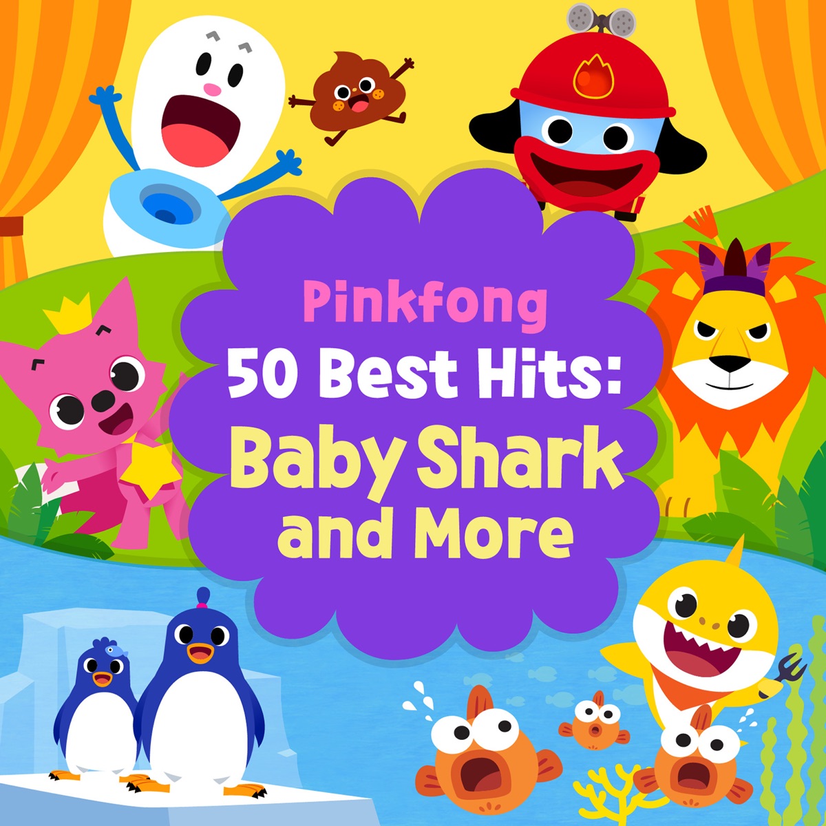 Pinkfong 50 Best Hits: Baby Shark and More by Pinkfong album cover