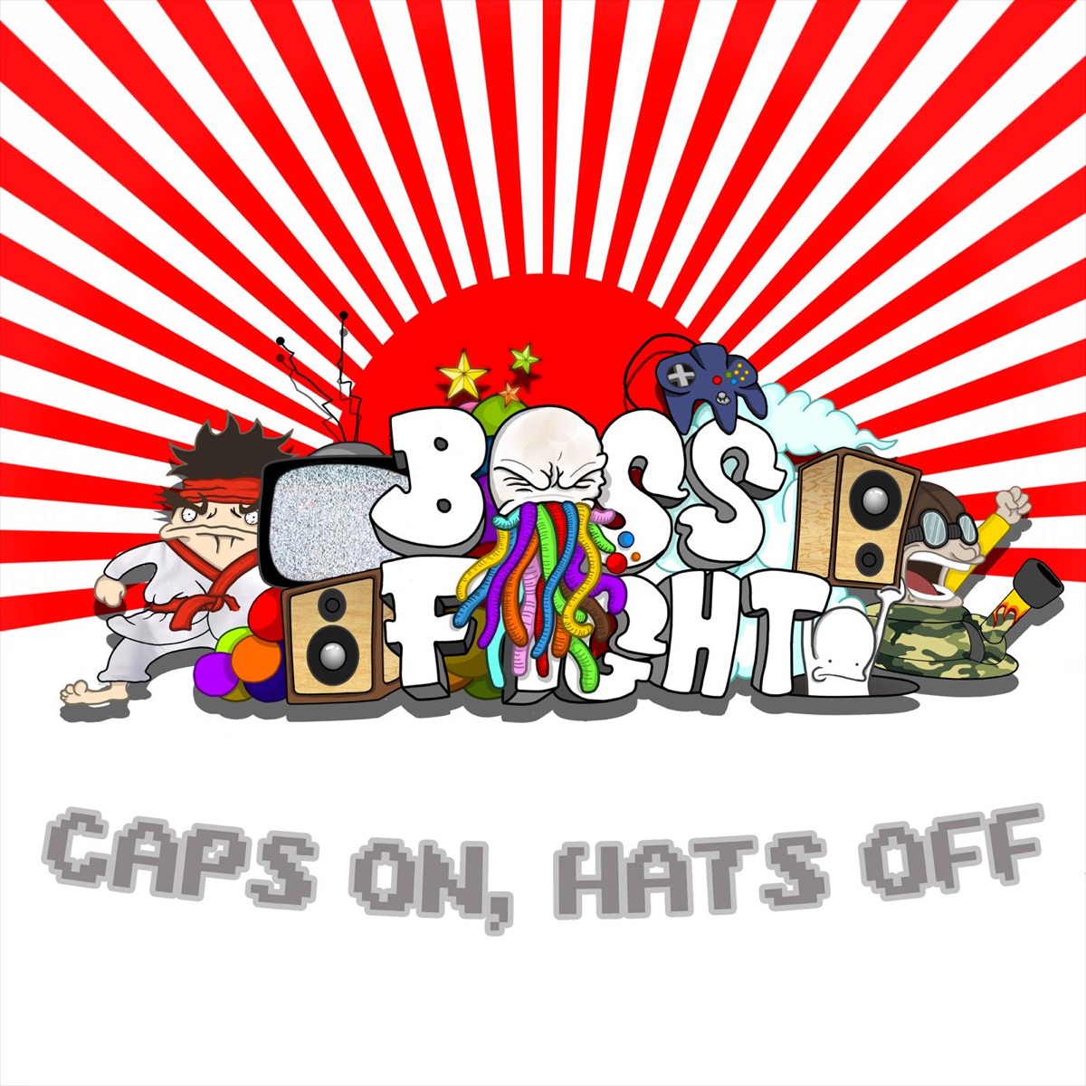 Caps On, Hats Off by Bossfight album cover