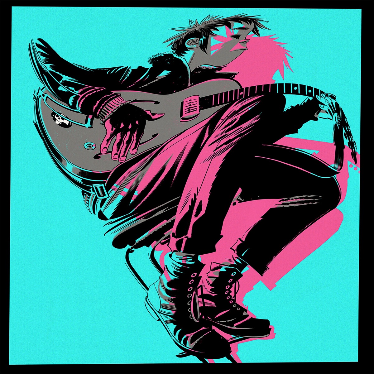 The Now Now by Gorillaz album cover