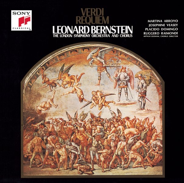Verdi: Requiem by Leonard Bernstein, London Symphony Orchestra, London Symphony Chorus, Plácido Domingo, Ruggero Raimondi, Martina Arroyo & Josephine Veasey album cover