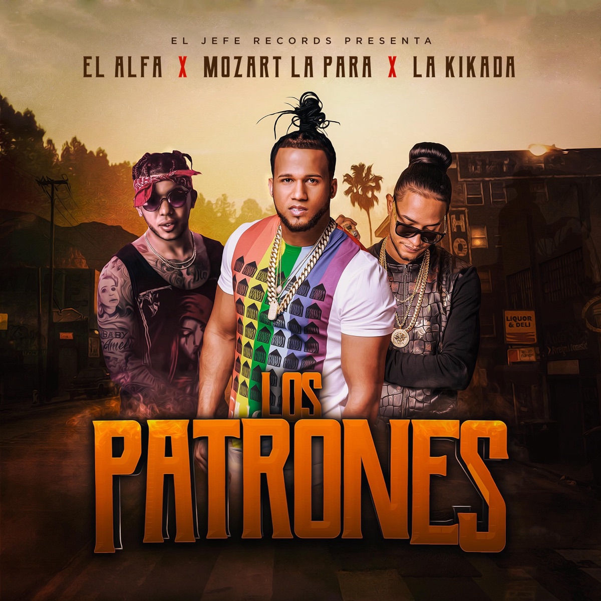 Los Patrones - Single by El Alfa, Mozart La Para & La Kikada album cover
