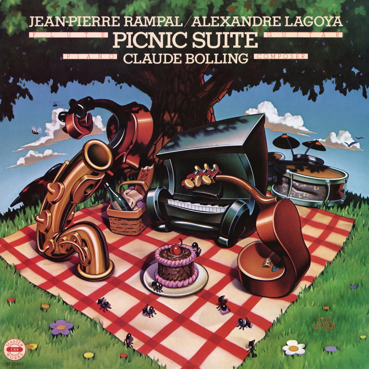 Bolling: Picnic Suite by Alexandre Lagoya, Claude Bolling, Daniel Humair, Guy Pederson & Jean-Pierre Rampal album cover