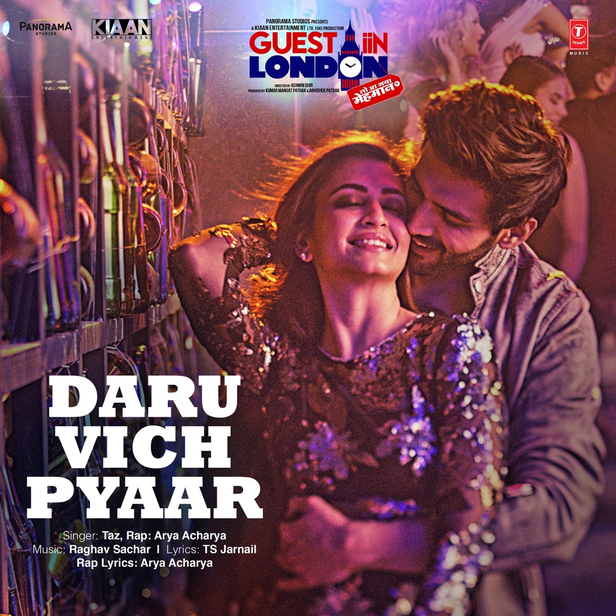 Daru Vich Pyaar (From "Guest Iin London") - Single by Taz, Arya Acharya & Raghav Sachar album cover