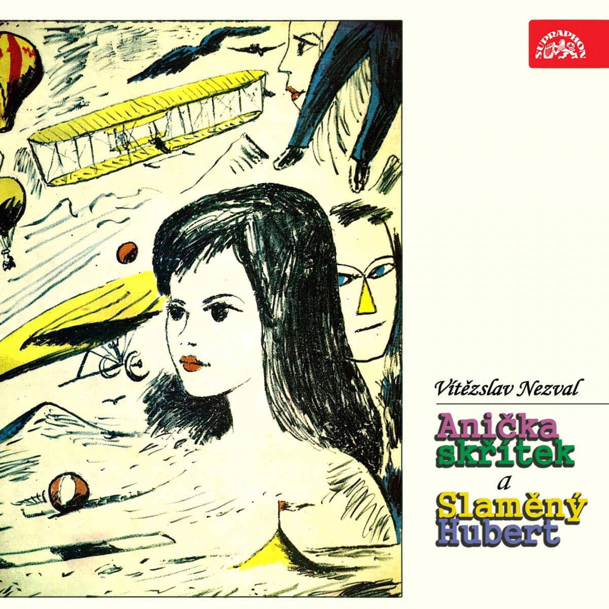 Anička Skřítek A Slaměný Hubert (Výběr) by Bohumila Dolejšová, Vladimír Matějček & František Čech album cover