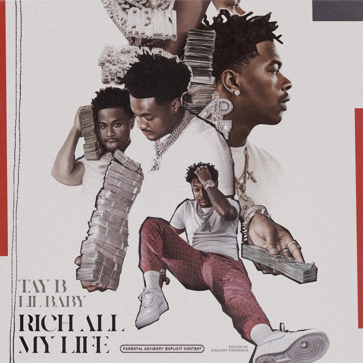Rich All My Life (feat. Lil Baby) - Single by Tay B album cover