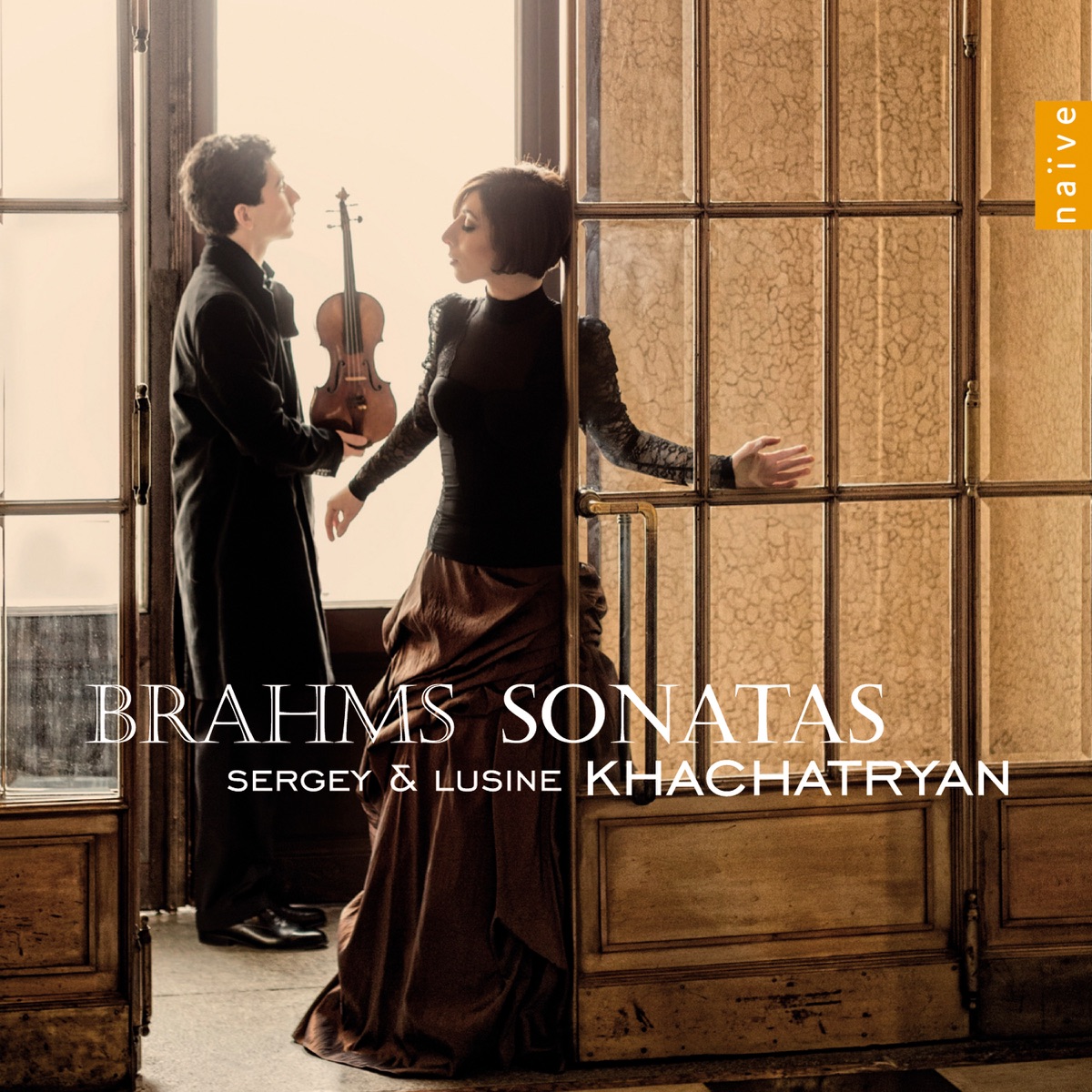 Brahms: Sonatas by Sergey Khachatryan & Lusine Khachatryan album cover