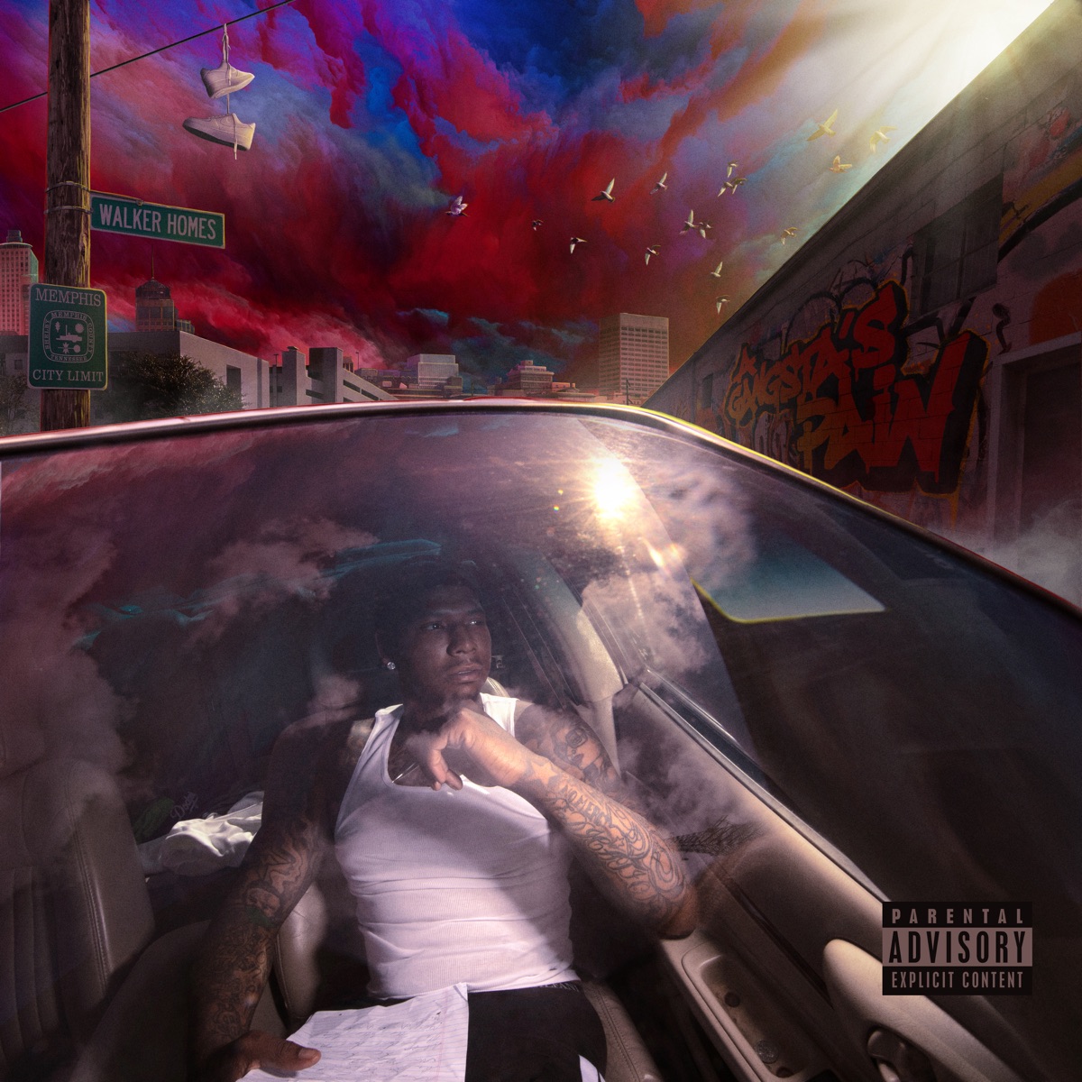 A Gangsta's Pain by Moneybagg Yo album cover