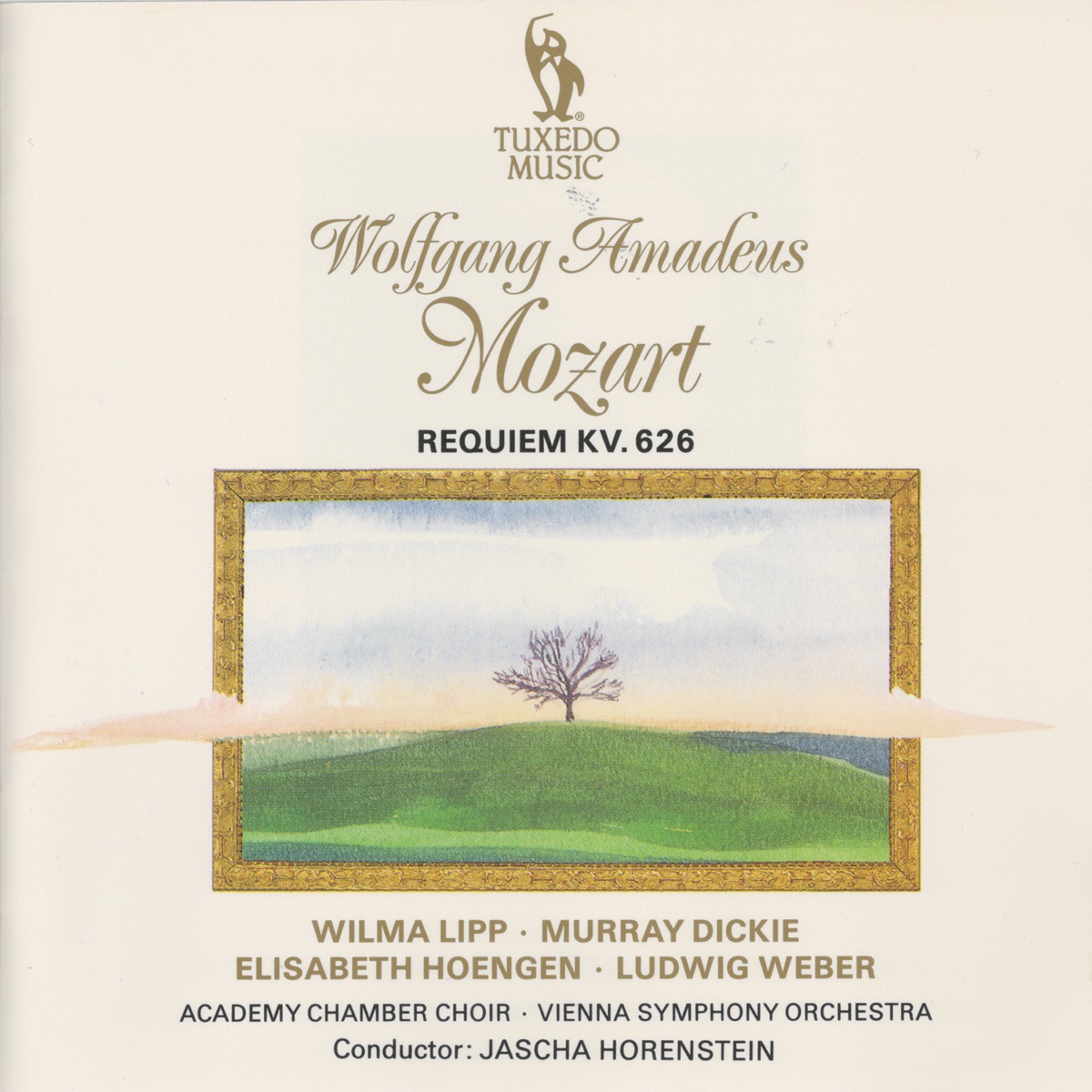 Mozart: Requiem in D Minor, K. 626 by Vienna Philharmonic, Academy Chamber Choir, Wilma Lipp & Jascha Horenstein album cover