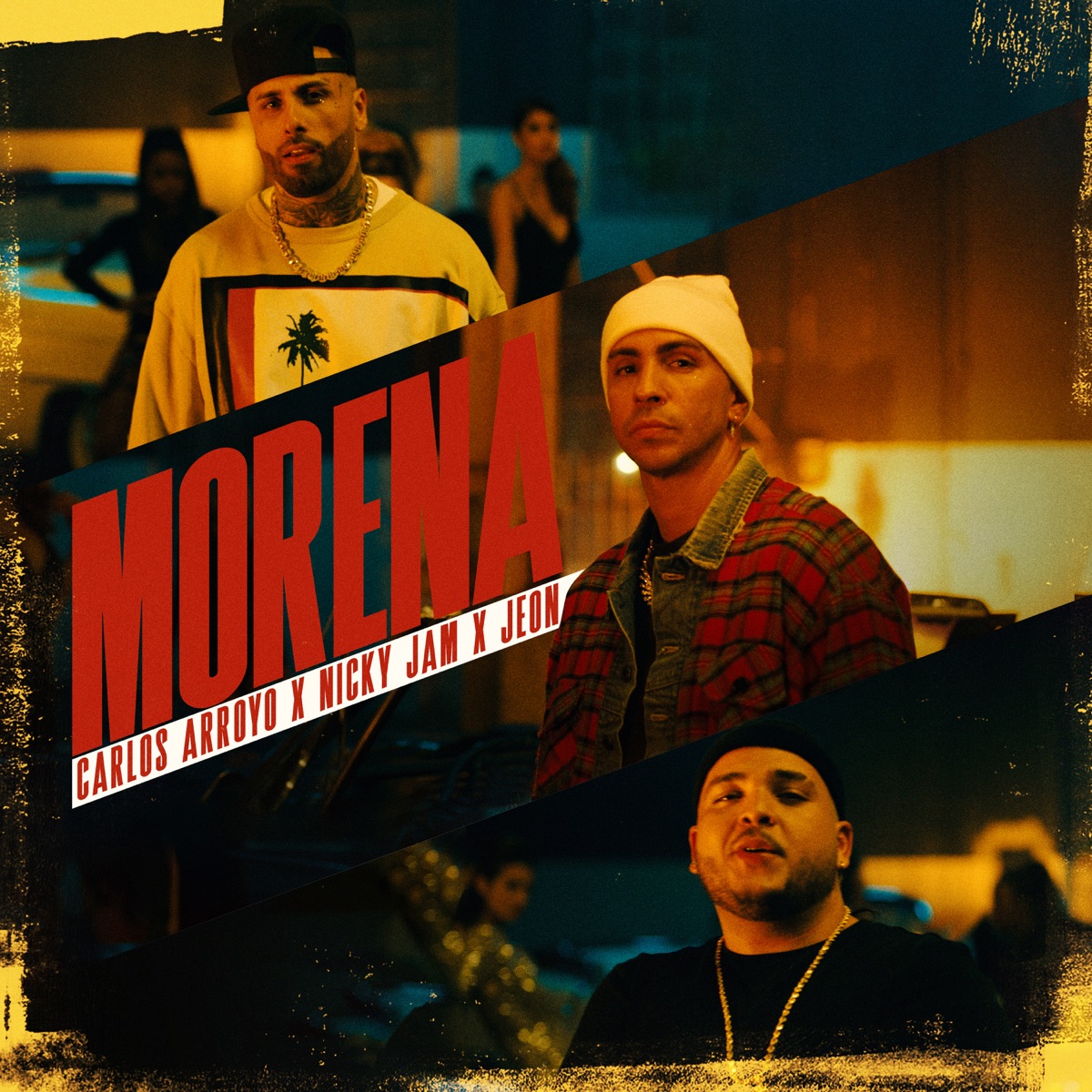 Morena - Single by Carlos Arroyo, Nicky Jam & Jeon album cover