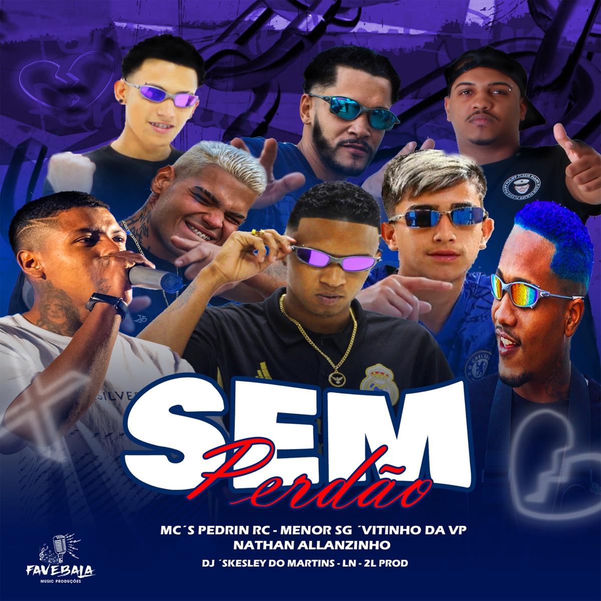 Sem Perdão - Single by MC PEDRIN RC, mc menor sg, mc nathan, DK Mc oficial, Mc Allanzinho & Mc Vitinho dá vp album cover