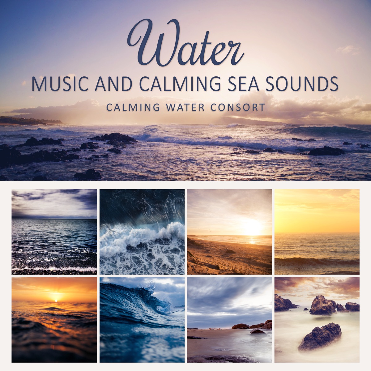 Water Music and Calming Sea Sounds by Calming Water Consort album cover