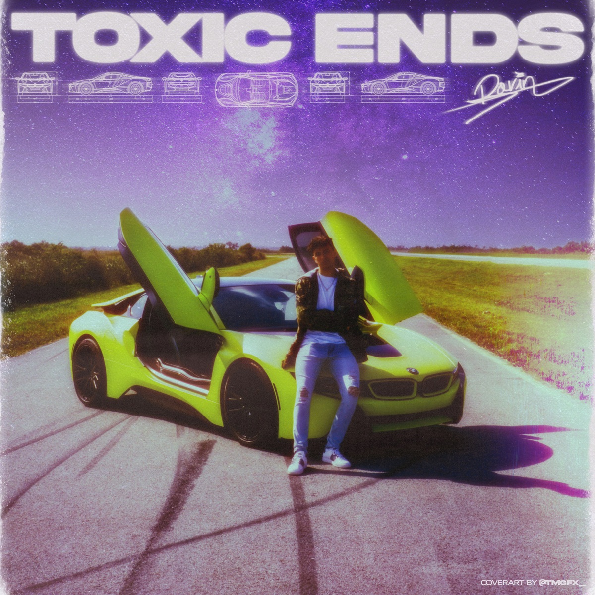 Toxic Ends - Single by Rarin album cover