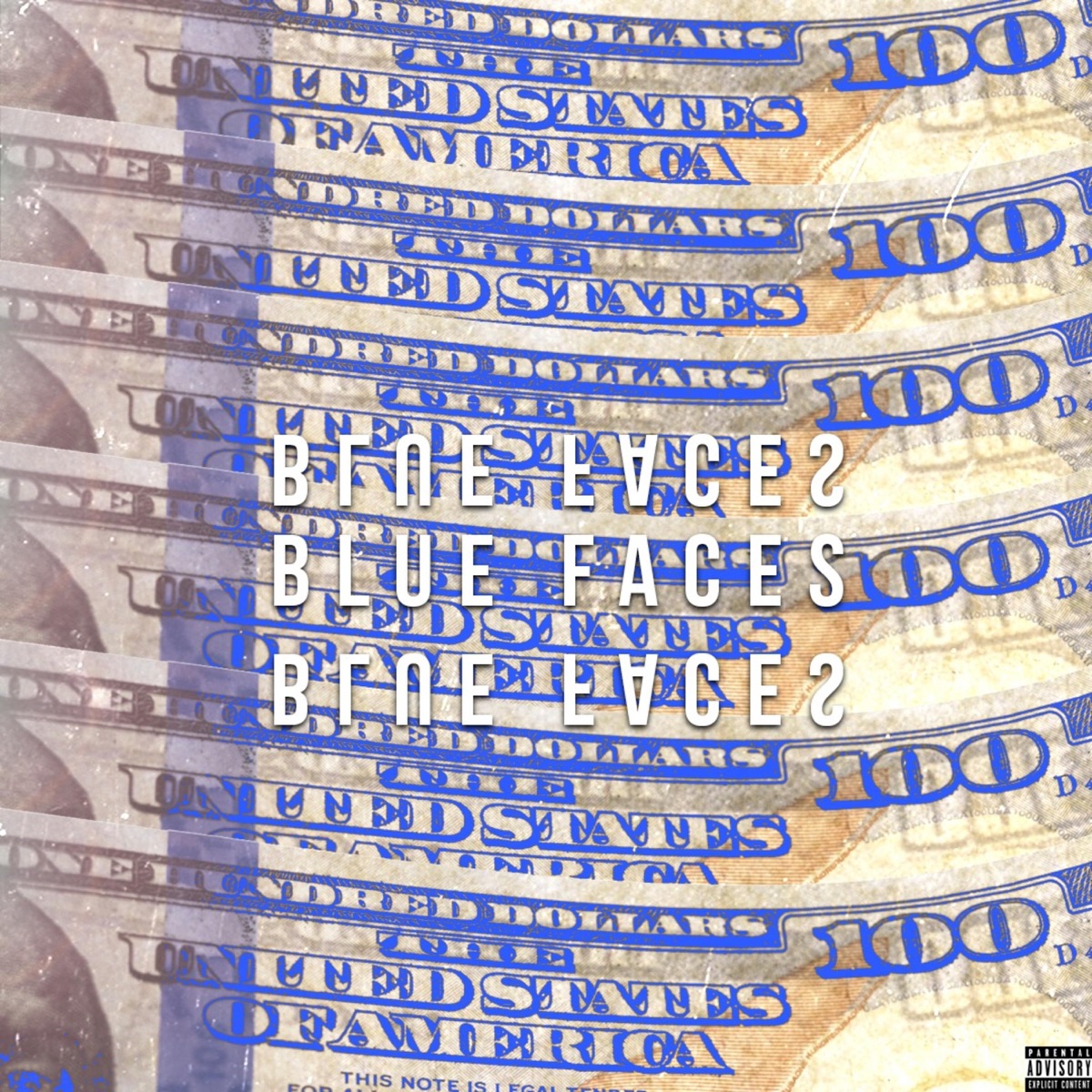 Blue Faces (feat. C Da Great & Misfit) - Single by Huncho Neno album cover