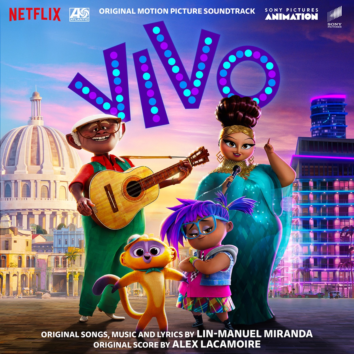 Vivo (Original Motion Picture Soundtrack) by Lin-Manuel Miranda & Alex Lacamoire album cover artwork