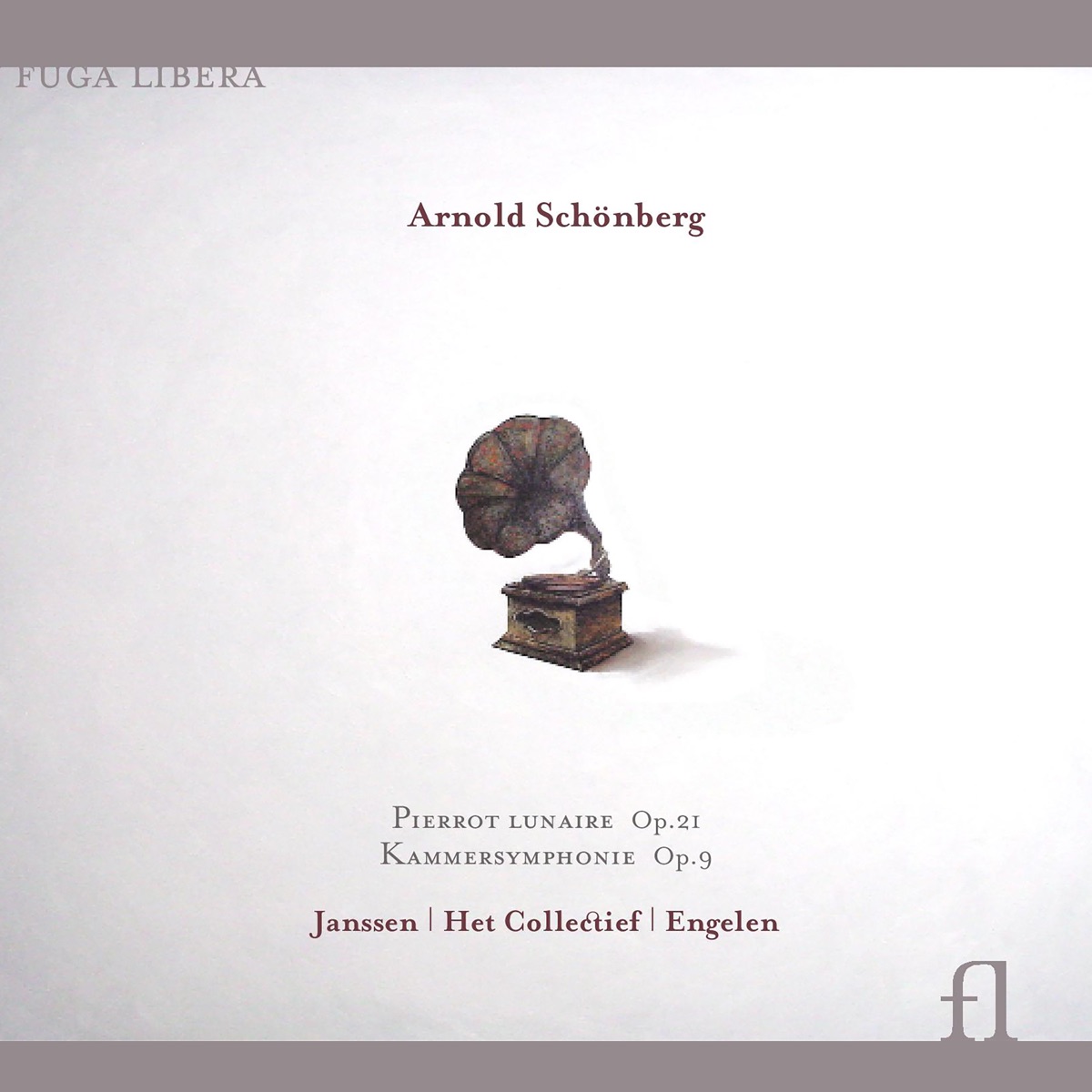 Schönberg: Pierrot Lunaire & Kammersymphonie by Jacqueline Janssen, Het Collectief & Robin Engelen album cover