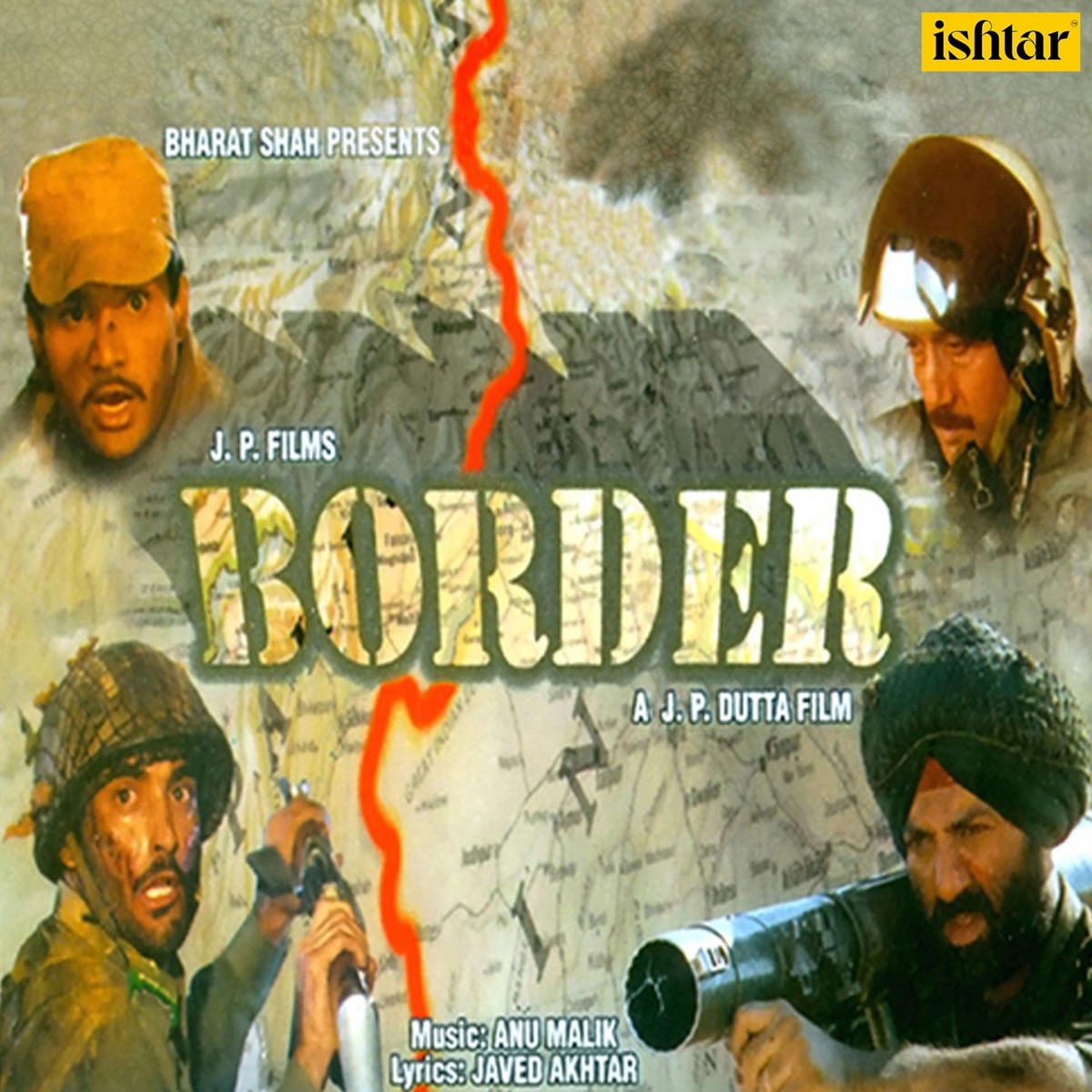 Border (Original Motion Picture Soundtrack) by Anu Malik album cover