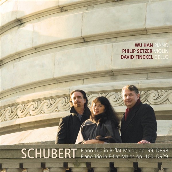 Schubert: Piano Trios by David Finckel, Philip Setzer & Wu Han album cover