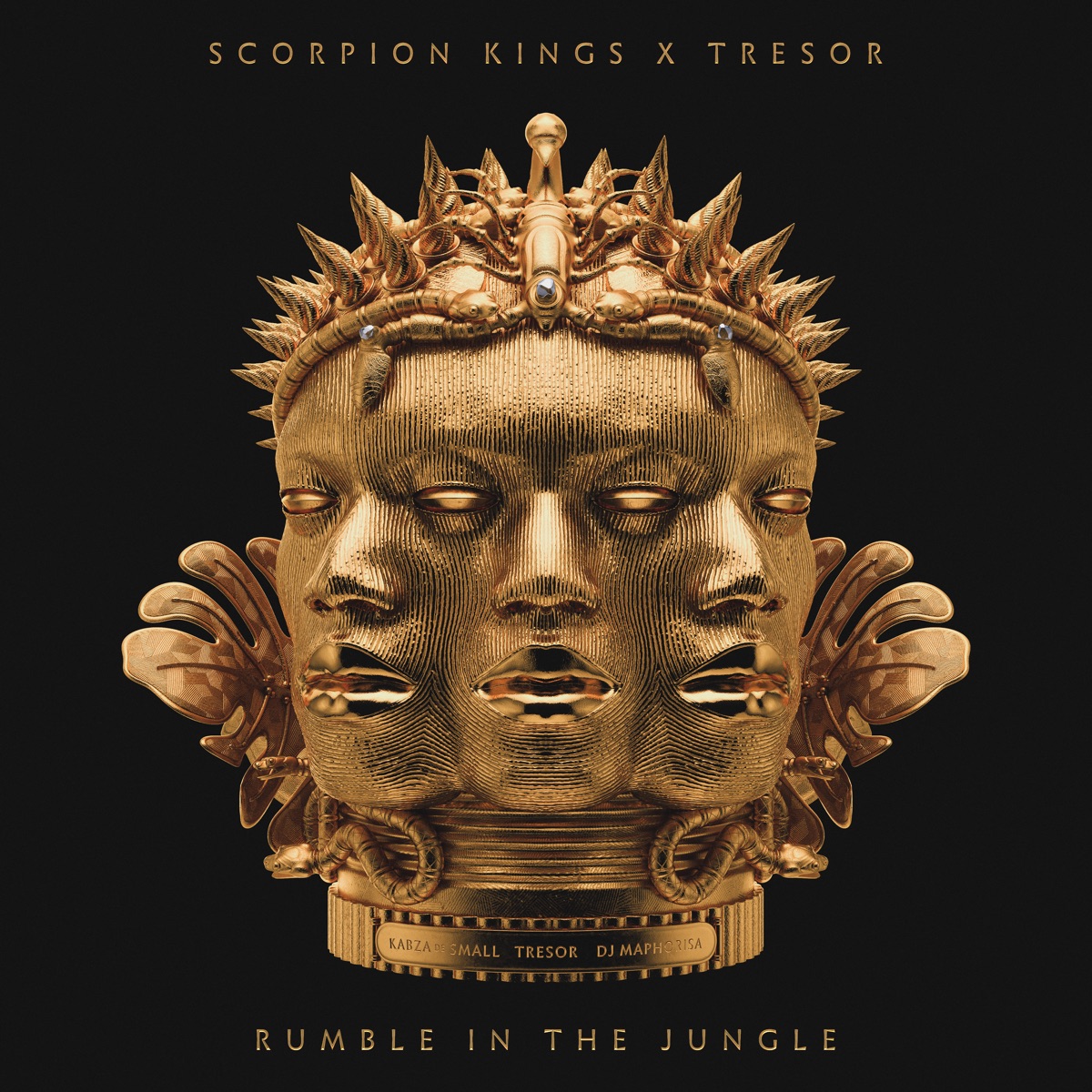 RUMBLE IN THE JUNGLE by Kabza De Small, DJ Maphorisa & TRESOR album cover