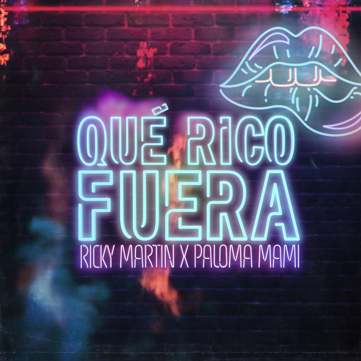 Qué Rico Fuera - Single by Ricky Martin & Paloma Mami album cover