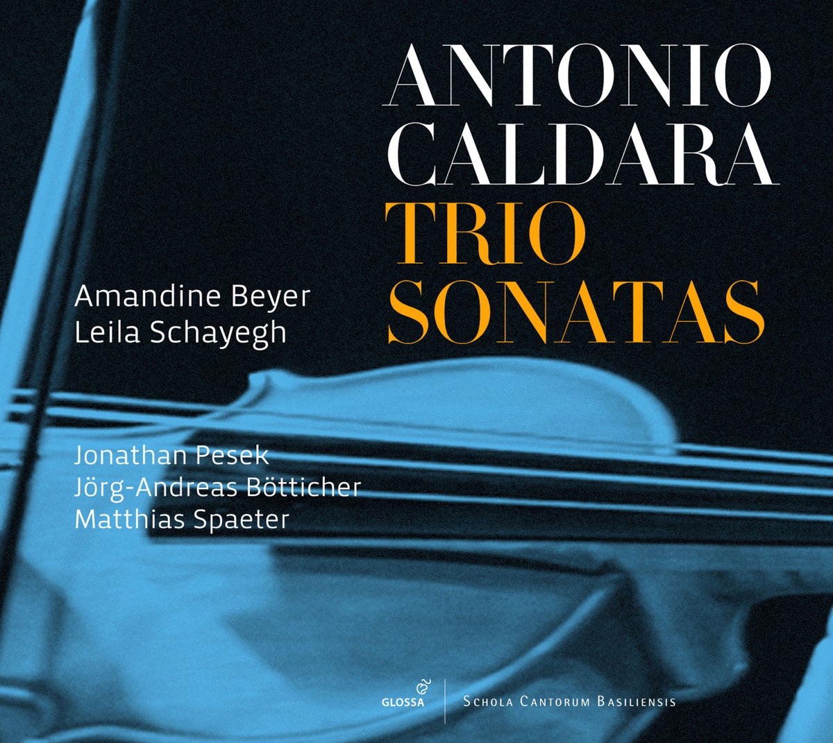 Caldara: Trio Sonatas by Amandine Beyer & Leila Schayegh album cover