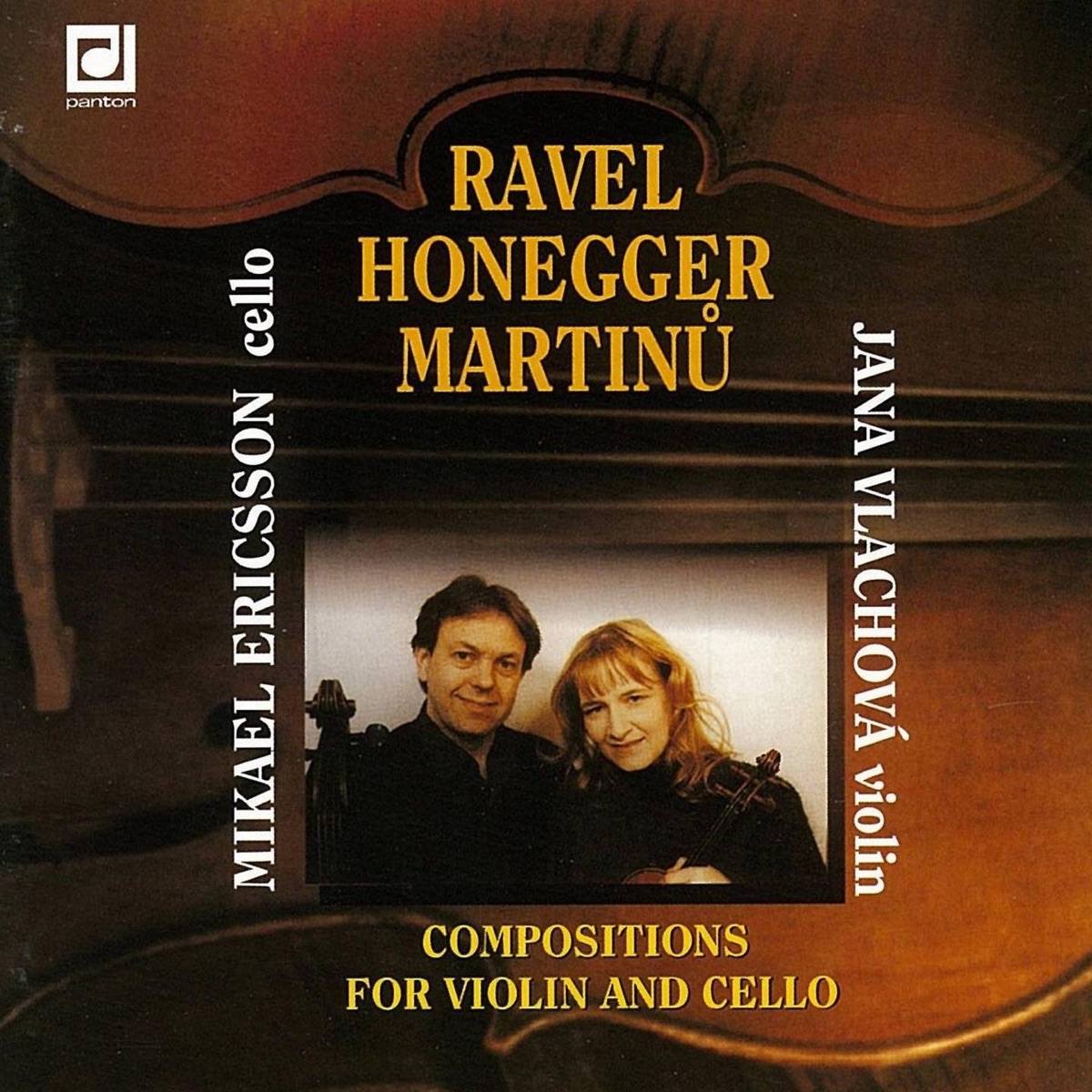 Ravel, Honegger, Martinů: Compositions for Violin and Cello by Jana Vlachova & Mikael Ericsson album cover