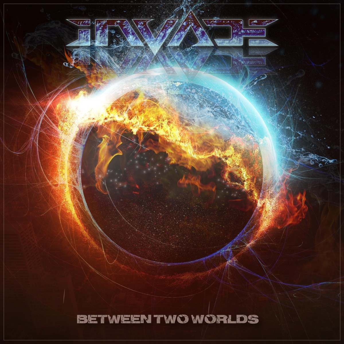 Between two worlds (feat. Trevor Laake) - Single by Invade album cover